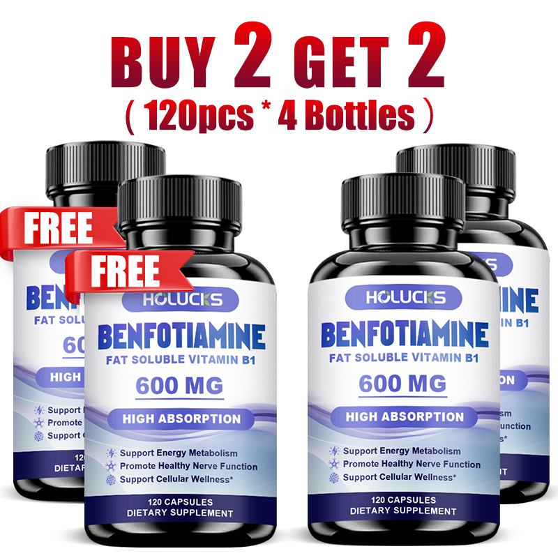 Health Wellness And - Capsules de Benfotiamine, avec vitamine B1