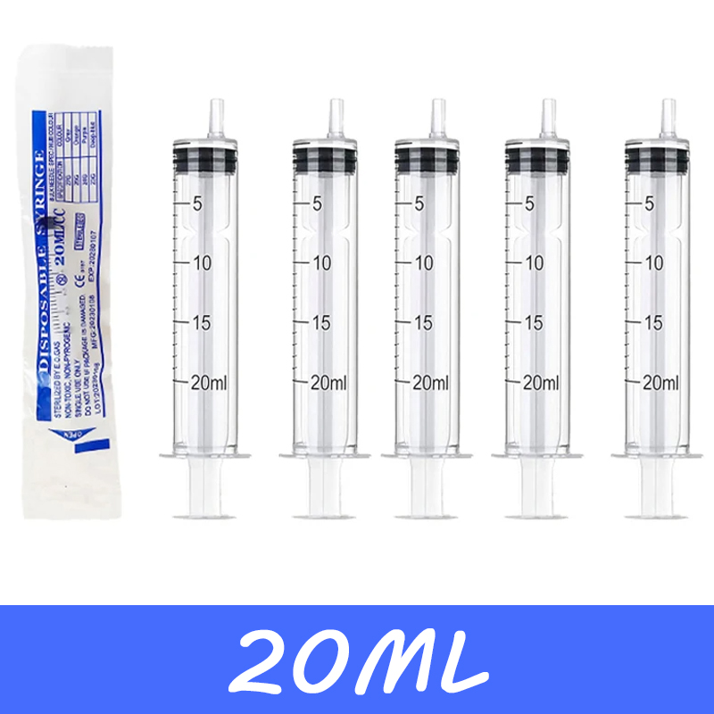 Health Wellness Items - Seringue en plastique de 20 ml,