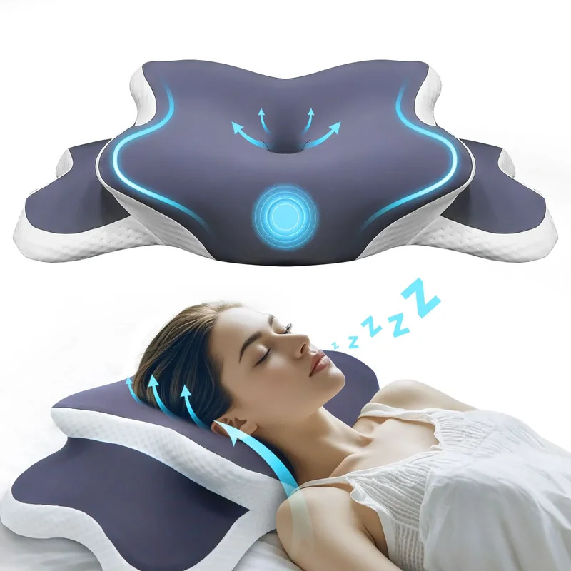 Neck Traction Pillow - Oreiller en mousse à mémoire de