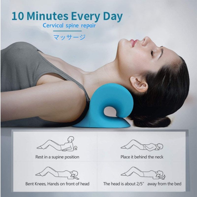 Civière de cou et d'épaule, di - Neck Traction Pillow avis et prix
