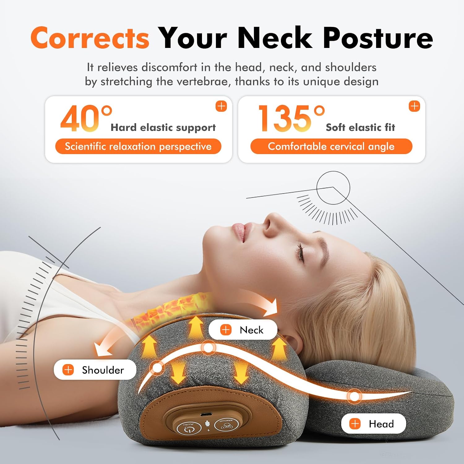 Oreiller de massage du cou 3-e - Neck Traction Pillow avis et prix
