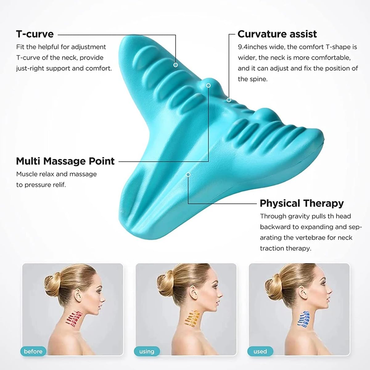 Relaxeur du cou et des épaules - Neck Traction Pillow avis et prix