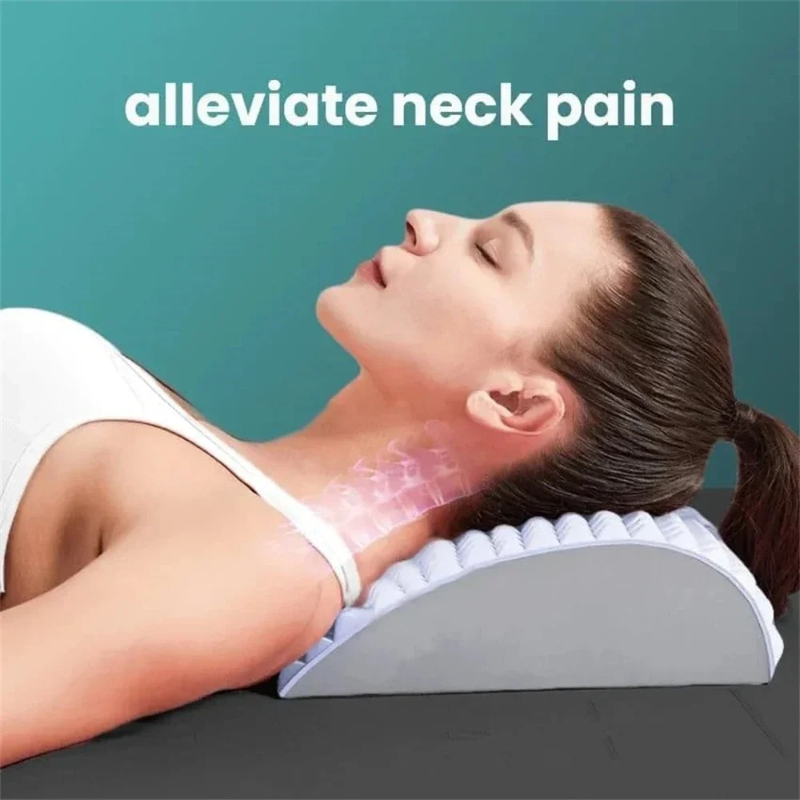 Coussin de massage dorsal et l - Neck Traction Pillow avis et prix